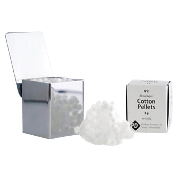 Cotton Pellets - Nr. 1,  8 mm, 6x 105 stuks