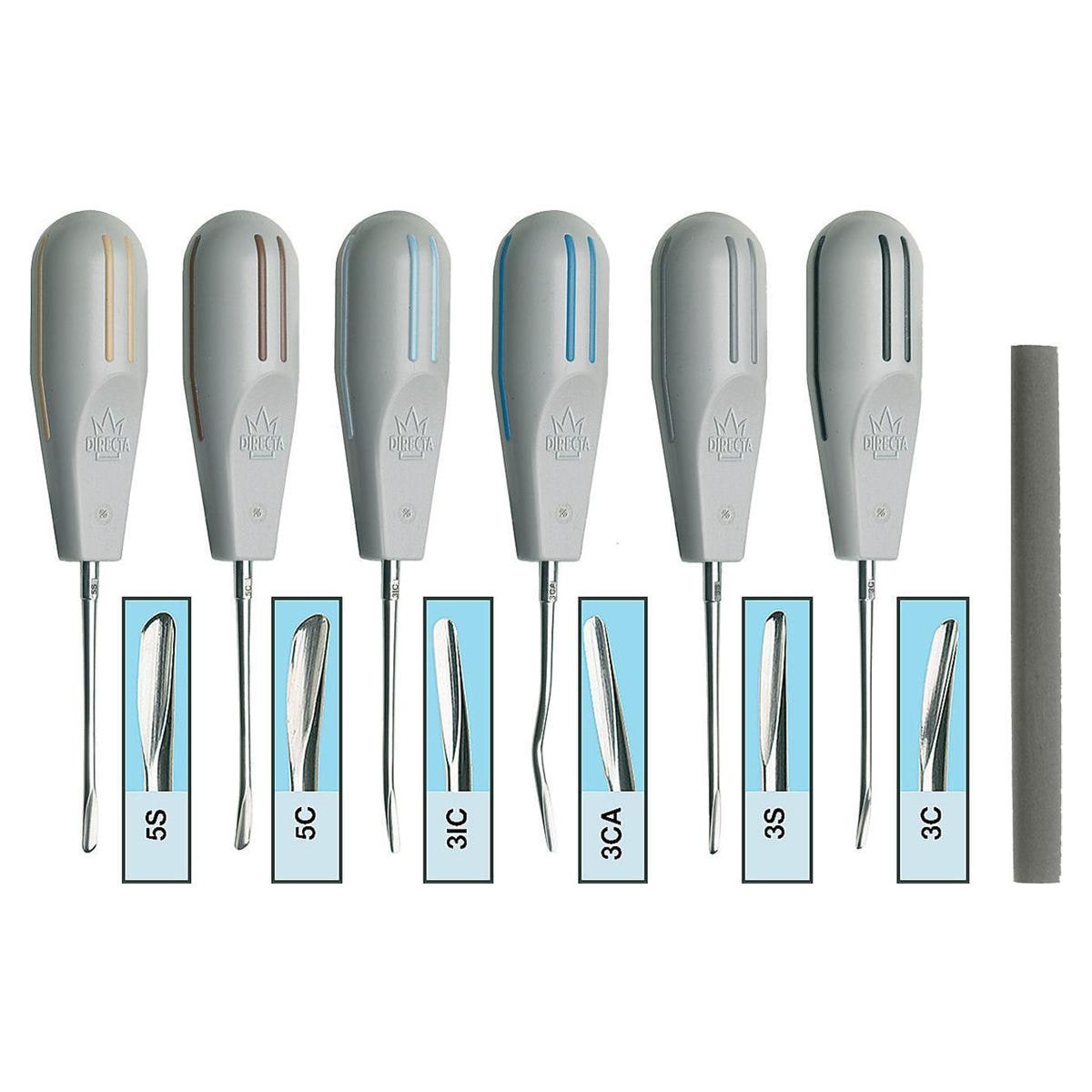 Luxator Periotome L5S 5 mm recht beige Henry Schein Dental