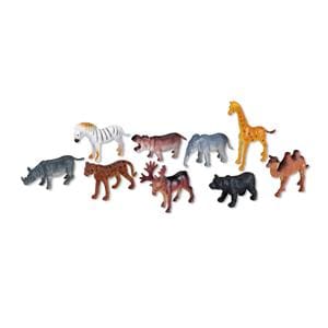 Zoo Set - speelgoed wilde dieren - Verpakking, 100 stuks
