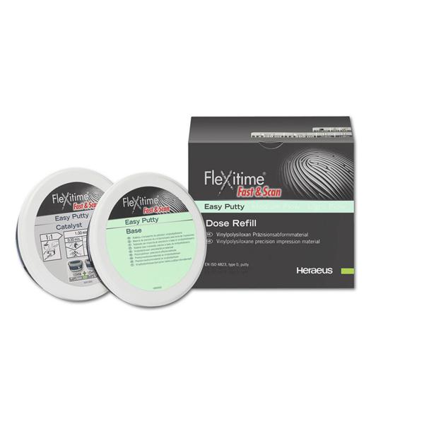 Flexitime Fast & Scan handmix - Easy Putty, 300 ml basis en katalysator