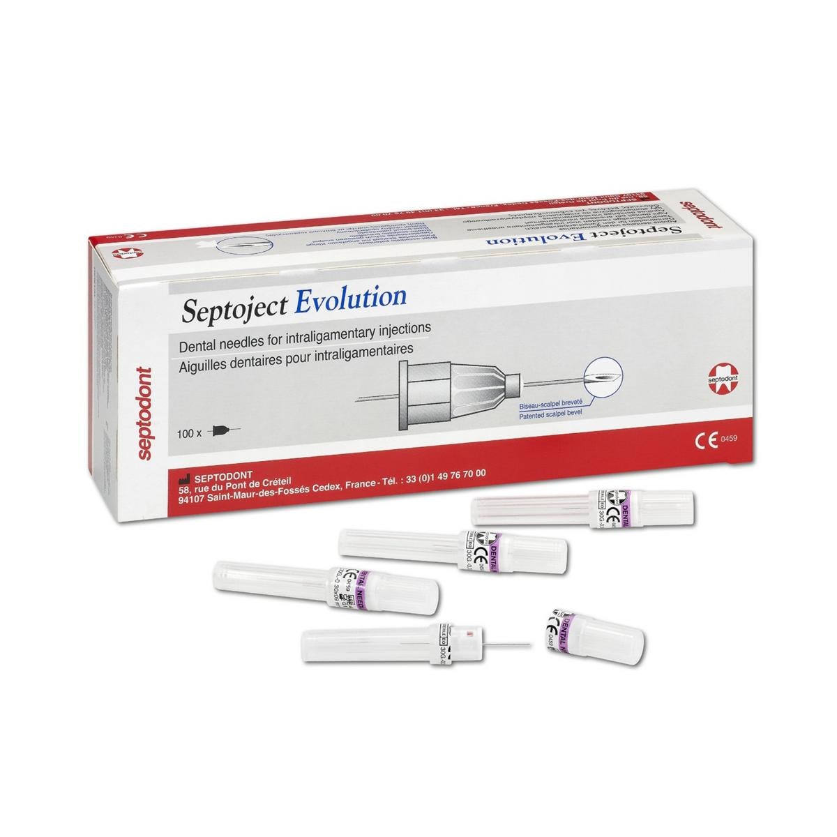 Septoject Evolution - 27G short, 9 mm