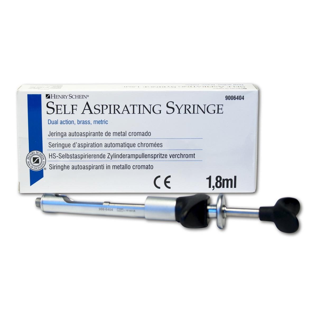 Autoaspiratie carpulespuit - Metrisch 1,8 ml