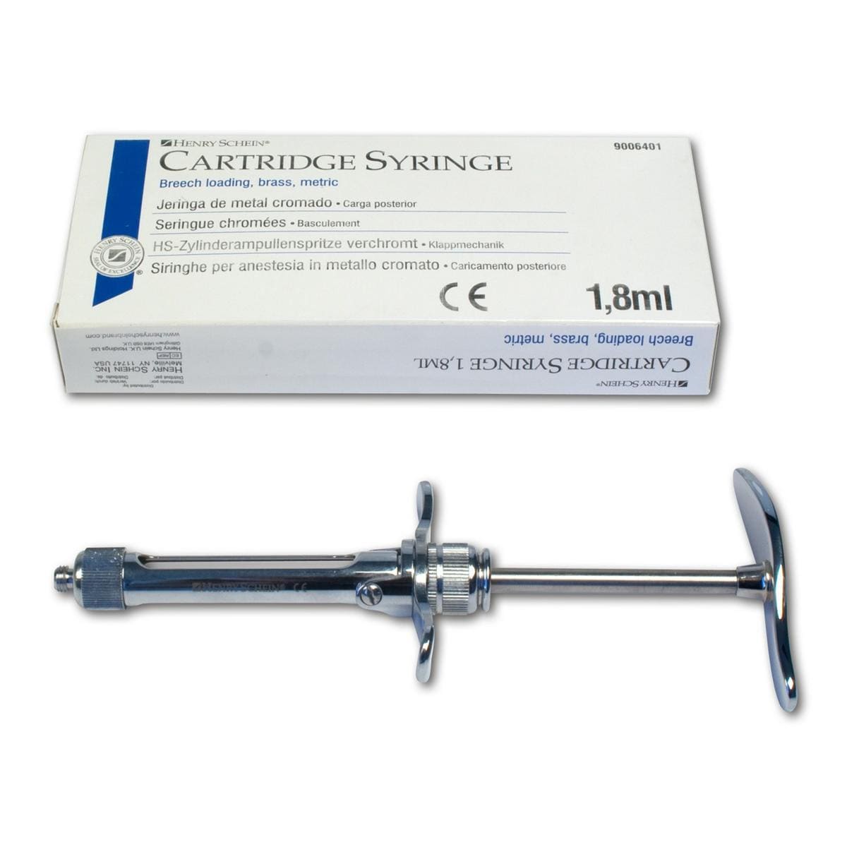 Carpulespuit - Knikmodel, metrisch 1,8 ml