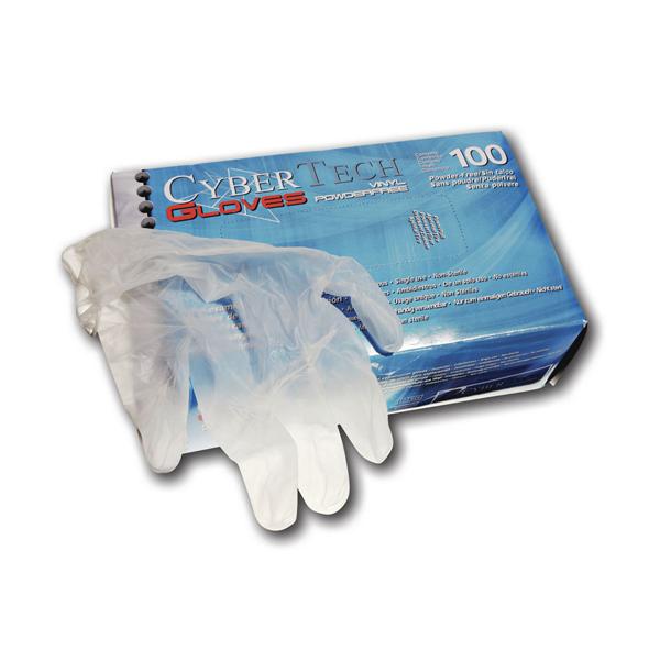 CyberGloves PFE Vinyl - S, per 100 stuks