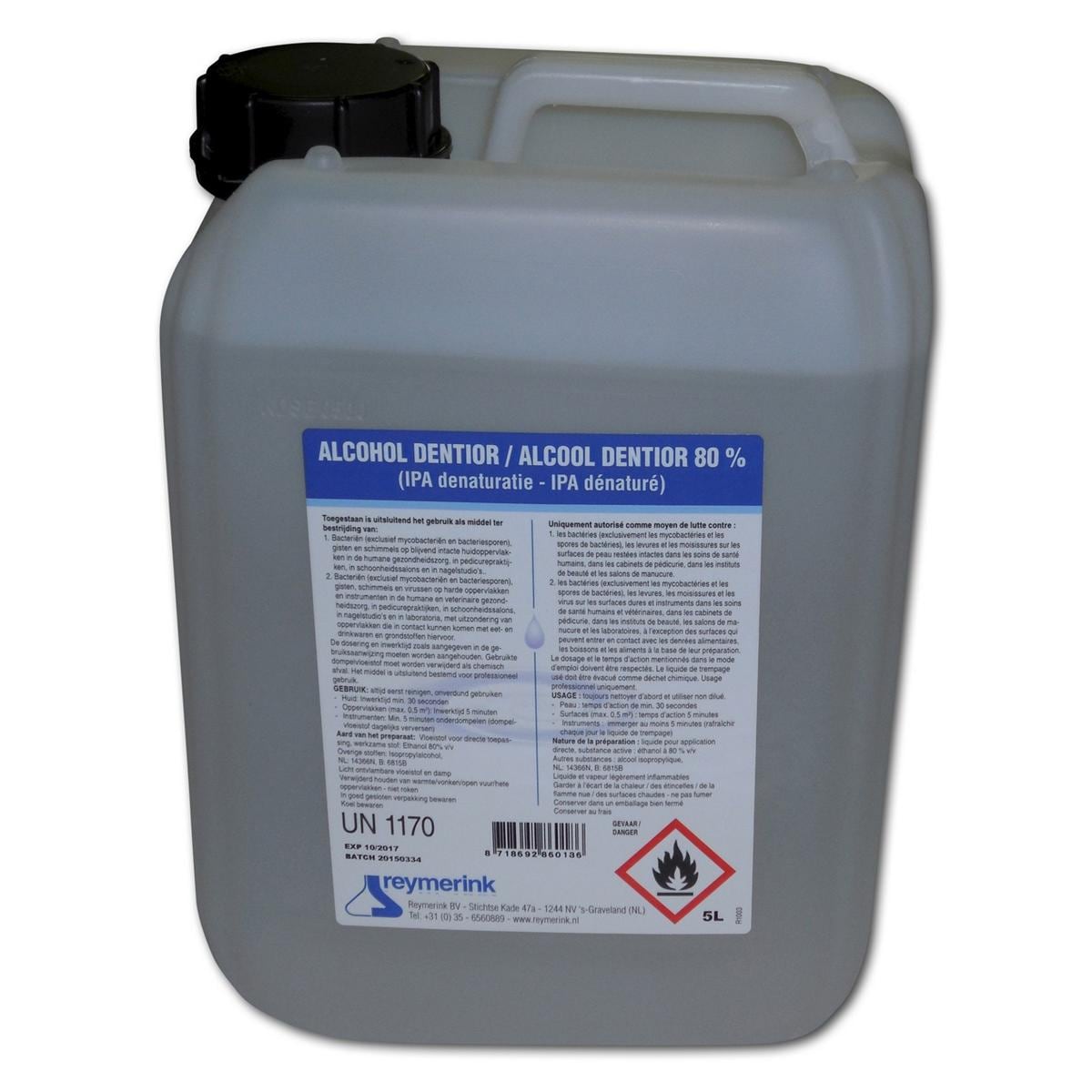 Alcohol - 80% fles 2 x 5 liter