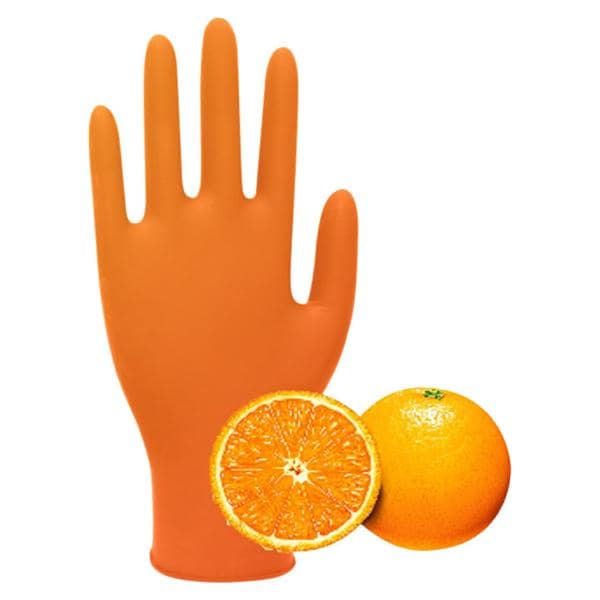 Nitrile Examination Gloves Geur Sinaasappel - L - 100 stuks