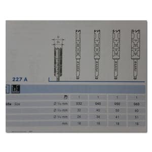 Trepan boor 227A - ISO 032