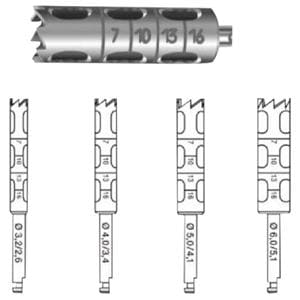 Trepan boor 227A - ISO 032