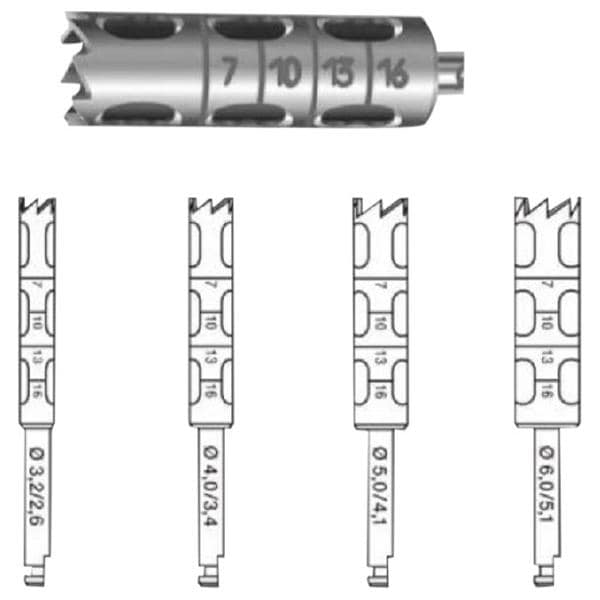 Trepan boor 227A - ISO 032