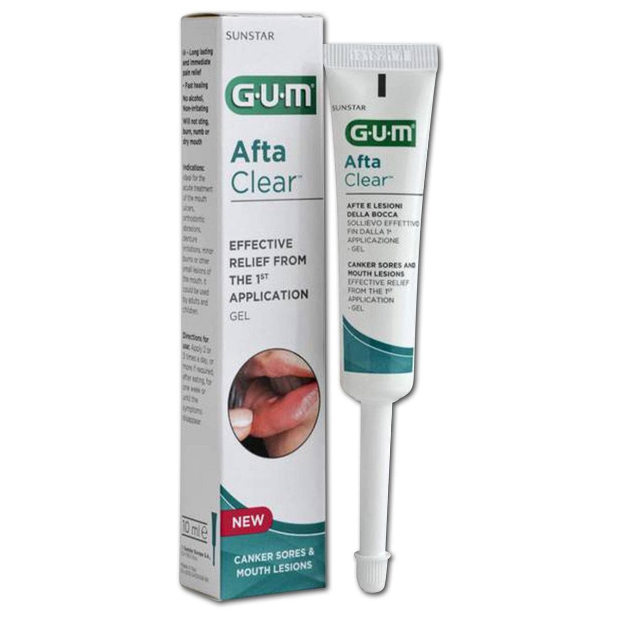 GUM Aftaclear Gel - Verpakking, 10 ml