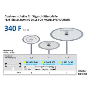 Diamantschijf Diaflex H 340 F - HP 240  24 mm dubbelzijdig extra fijn