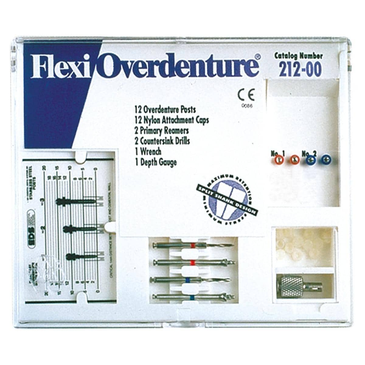 Flexi-Overdenture Titanium attachments - 4 stuks - 212-01