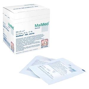 Maimed gaaskompressen steriel - Verpakking, 25x 2 stuks