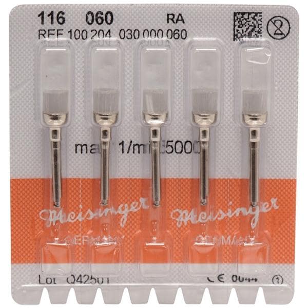 Polijstborstel nylon - 116, cup ISO 060 - 5 stuks