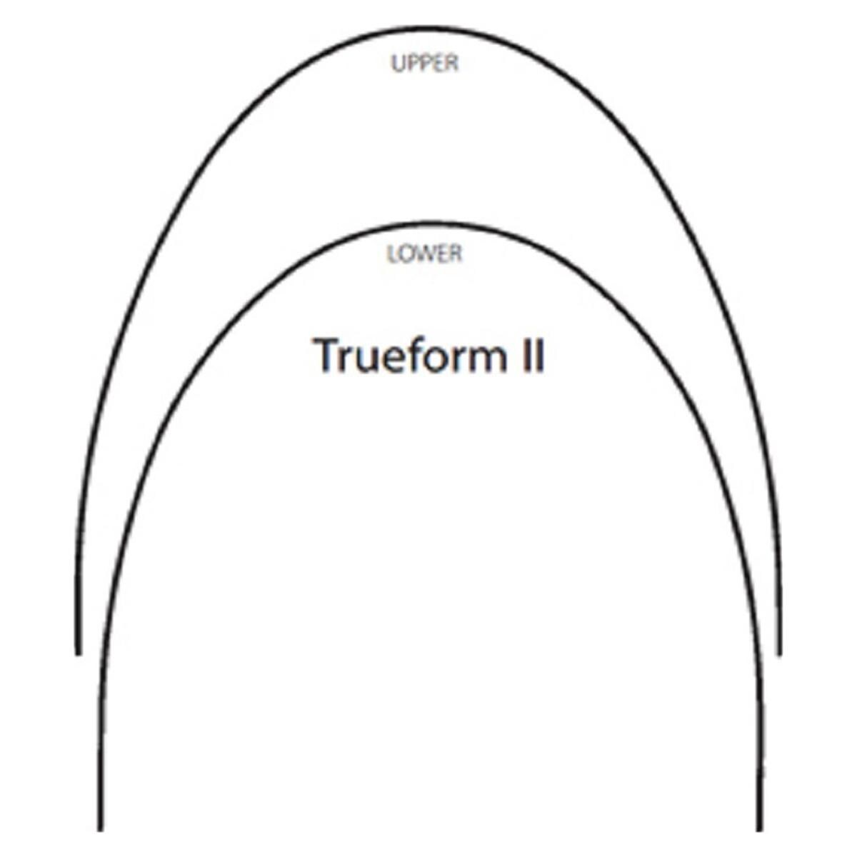 Draad RVS Trueform II, rechthoekig - Boven, .016 x .022 - 25 stuks