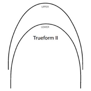 Draad RVS Trueform II, rechthoekig - Boven, .016 x .022 - 25 stuks