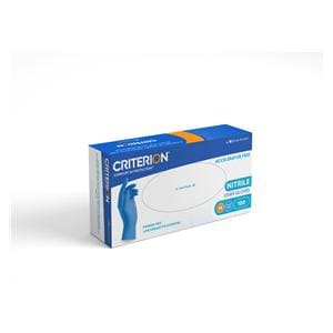 Nitrile Examination Gloves accelerator free - blauw - L, 100 stuks