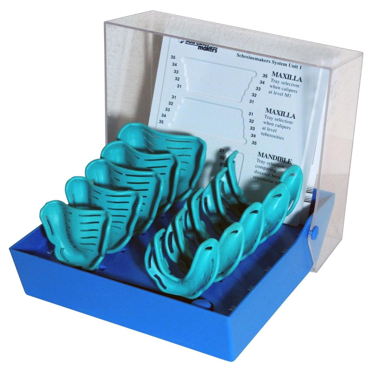 Border-Lock vervormbare trays onbetande kaak - Praktijkdoos, 6410G