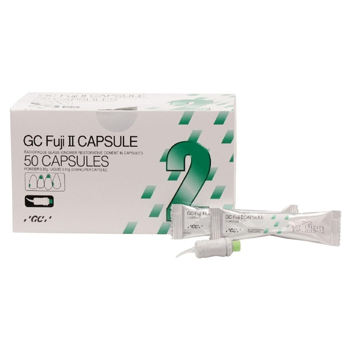Fuji II capsules - Yellow (21), 50 stuks