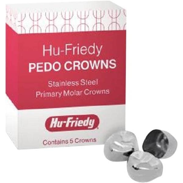 Pedo Crowns - boven links, 1e molaar - SSC-ULD2, 5 stuks