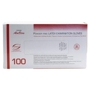 Handschoenen Latex Aloe Vera poedervrij - XS - 100 stuks