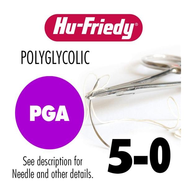 PGA violet Perma Sharp - PSN304V, 4-0 lengte 45 cm, naald T28 - 12 stuks