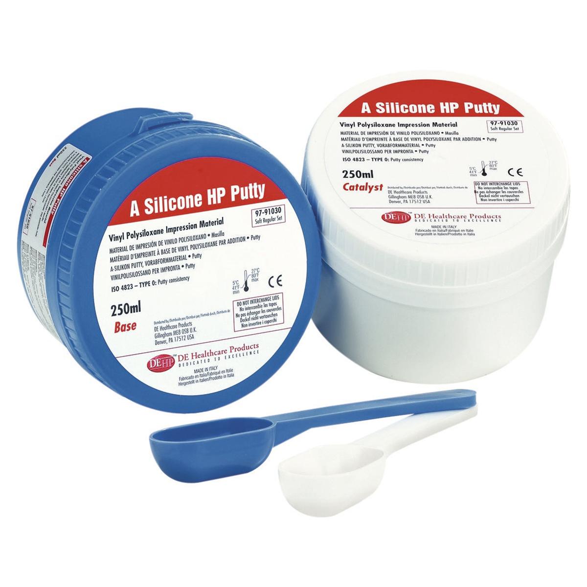 A-Silicone HP Soft Putty - Regular set, 2x 250 ml