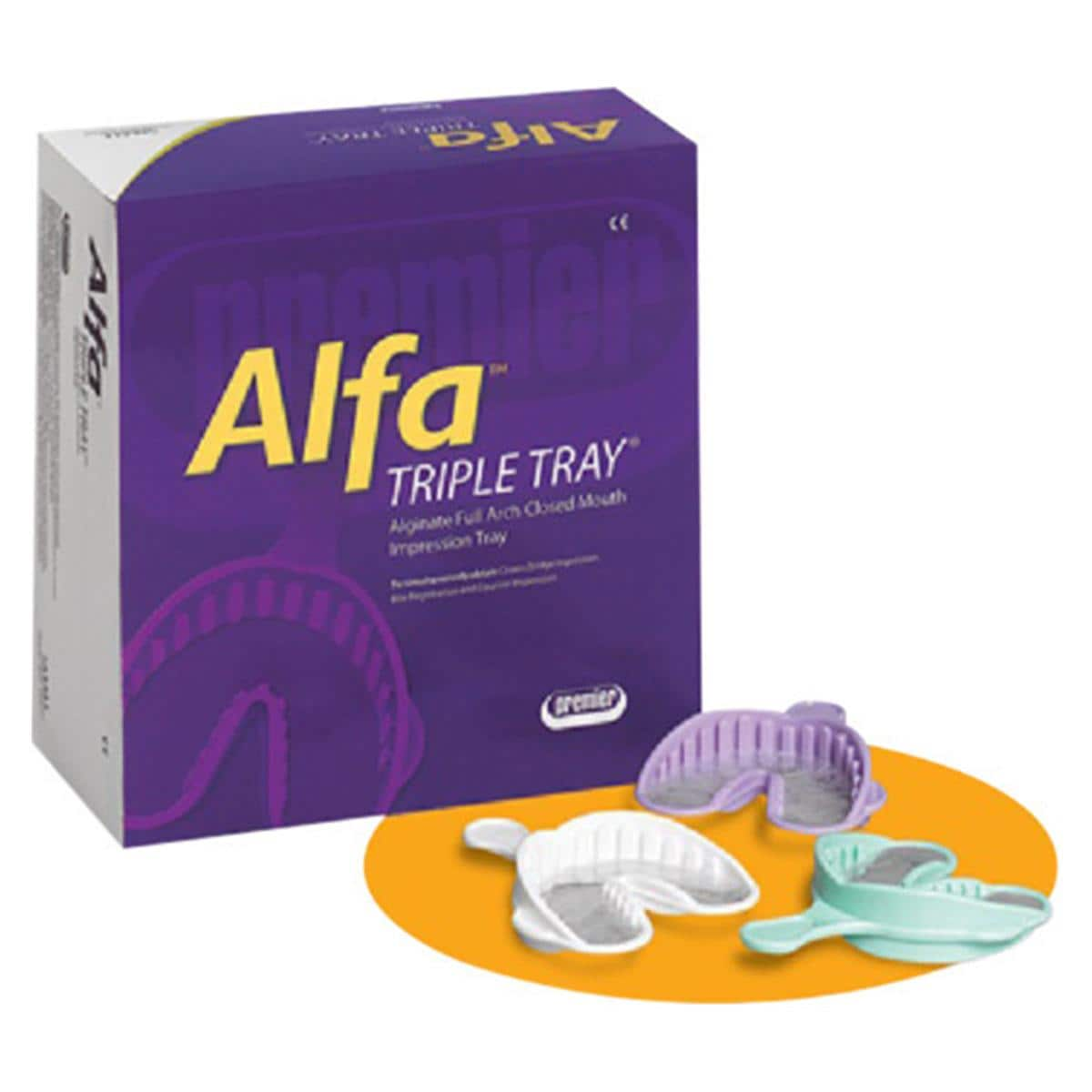 Alfa Triple tray - Large (groen), 24 stuks