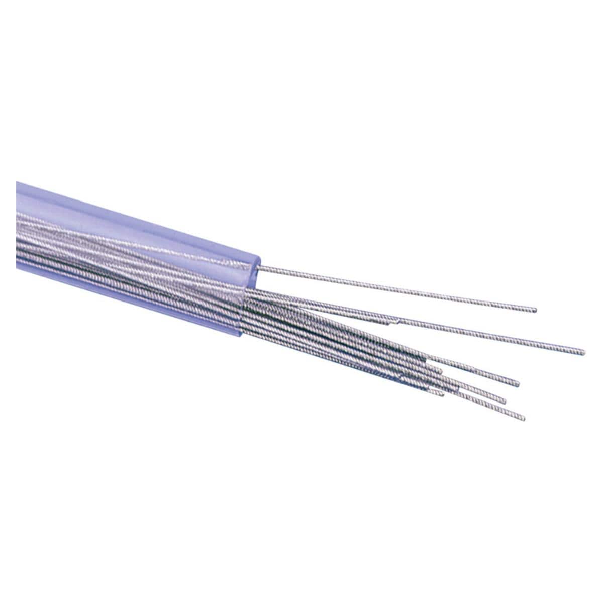 Draad TruForce RVS 6-strand Coaxial Wire - 705-106, Ø .0175", 35 cm - 10 stuks