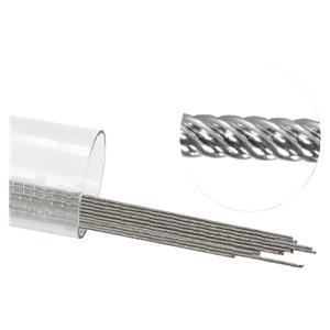 Draad TruForce RVS 6-strand Coaxial Wire - 705-106, Ø .0175", 35 cm - 10 stuks