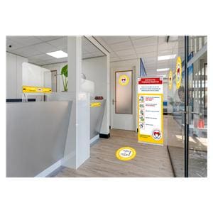 Corona Sticker Pakket - Geel -