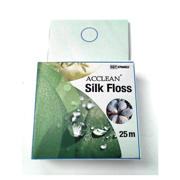 Acclean Silk Floss - Wit, 25 meter