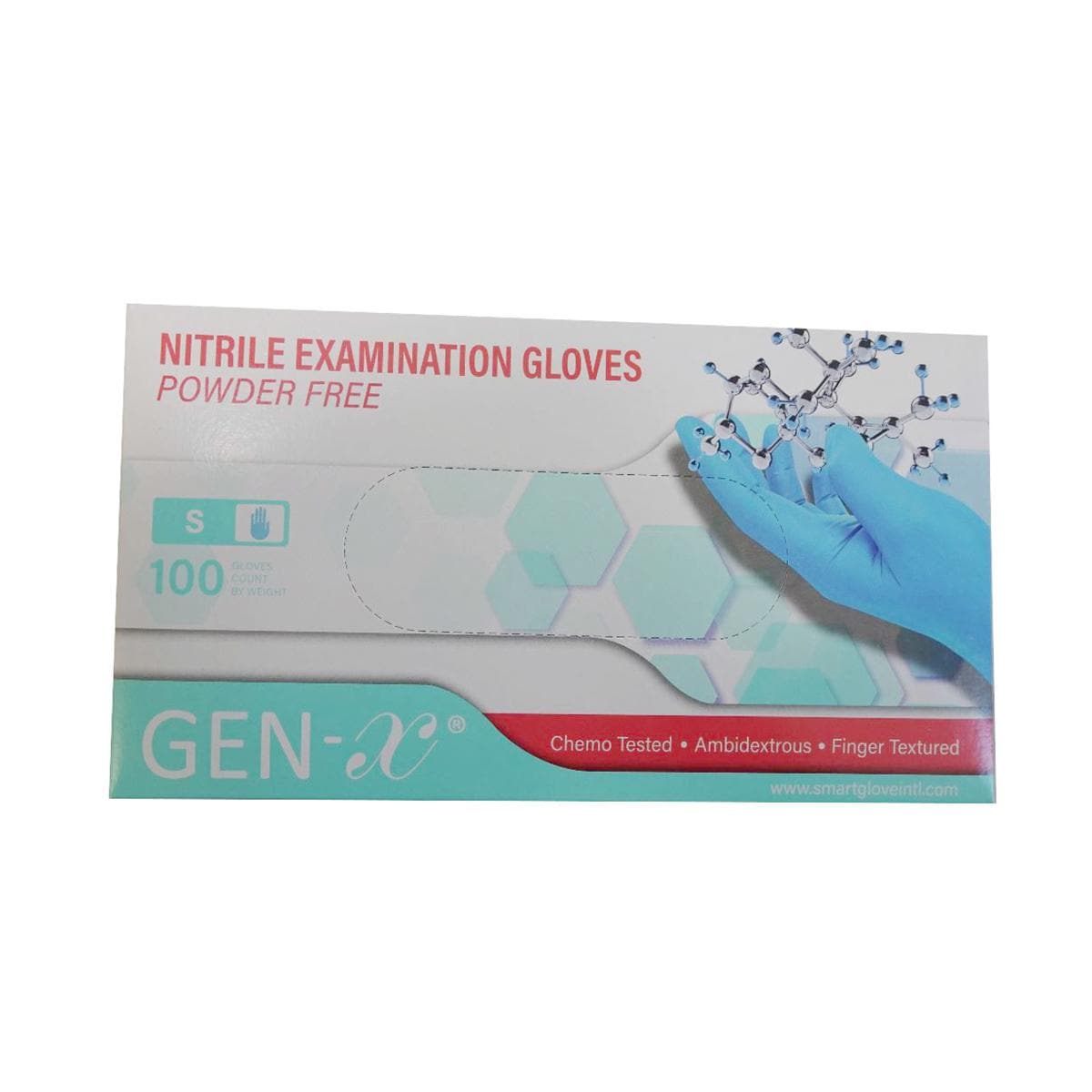 Gen-X Nitrile Examination Glove PowderFree - X-Large, 100 stuks