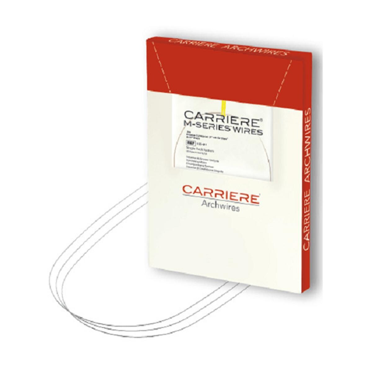 CARRIERE M-Series Wire M-TWO - .020 x .020 CU NiTanium 35 ° - 103-M2, 10 stuks