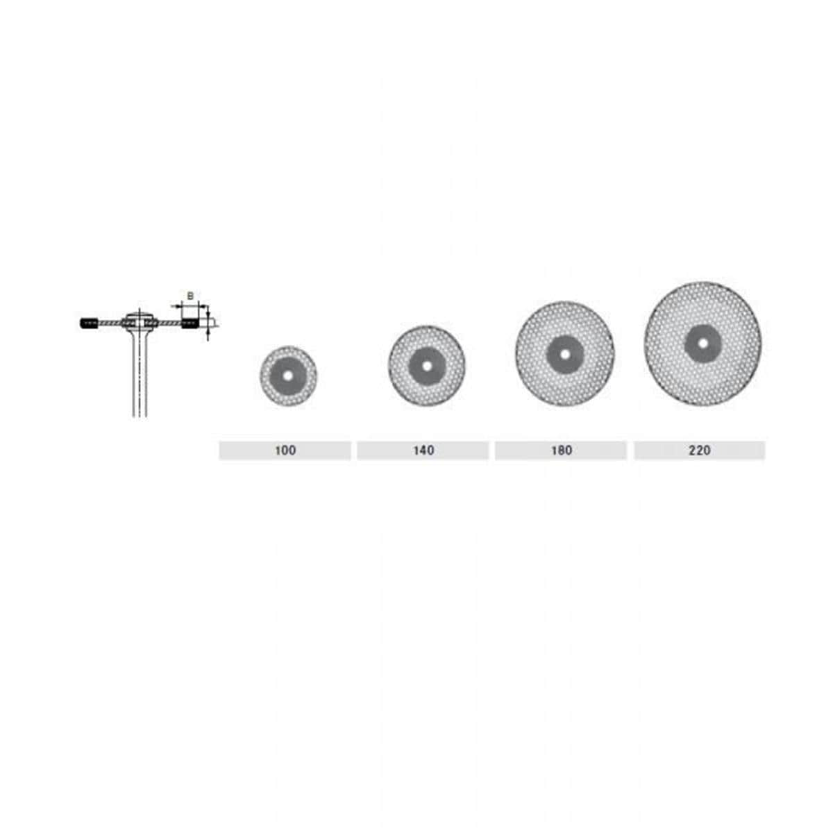 Diamantschijf ongemonteerd 8934A - Ø 22 mm, per stuk