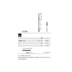 D254 - medium, Ø 012 - 5 stuks