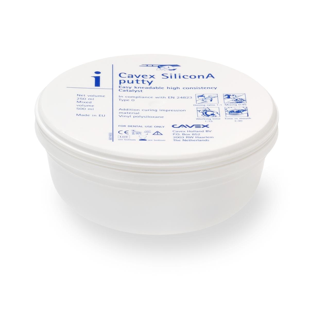 SiliconA Putty Yellow - REF. AS40, 2x 250 ml