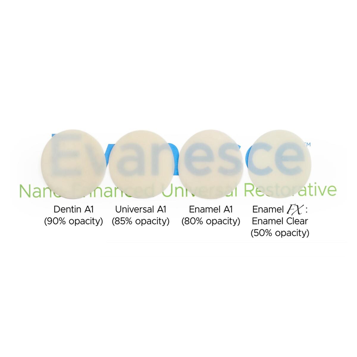 Evanesce Flow Universal Shade - Single Dose Tips - A2, 20x 0,25 g