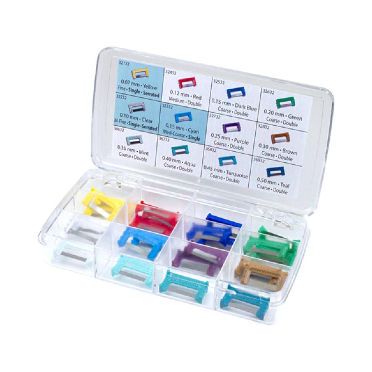 ContacEZ IPR Rainbow Set 0,07 - 0,50 mm - REF. 32024 - 24 stuks
