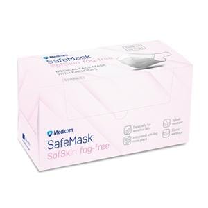 Mondmasker SafeMask SofSkin fog-free earloop Type IIR - Wit - 50 stuks