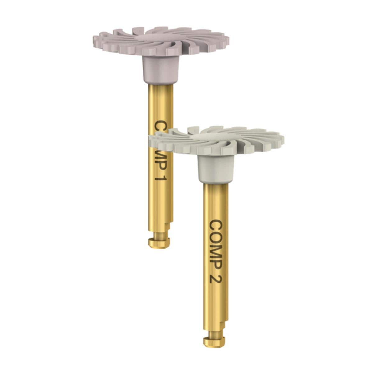 Composietpolijster spiraal - 94028F - 130 Hoogglans polijsten, lichtgeel - per stuk