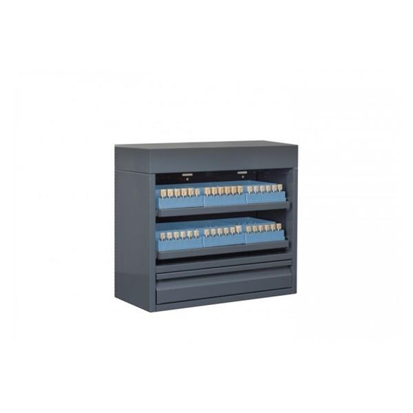 CAD/CAM Block Locker Small - neon-blauw
