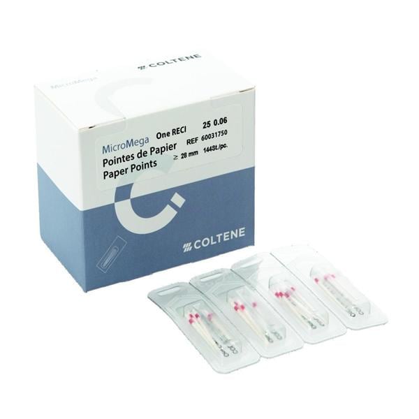 One Reci paperpoints - ISO 020, taper .04, 144 stuks