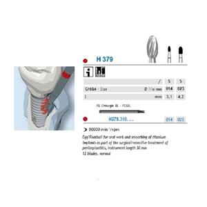 H 379 FG XL (30 mm) 12-bladig - ISO 014, 5 stuks
