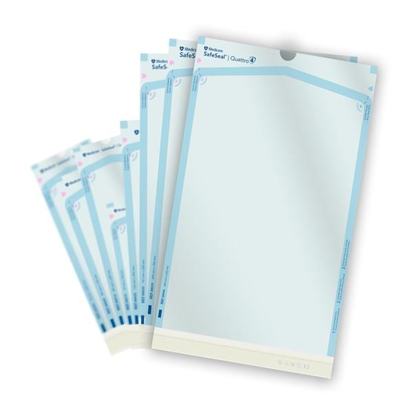 SafeSeal Quattro sterilisatiezakjes - 57 x 102 mm, 200 stuks