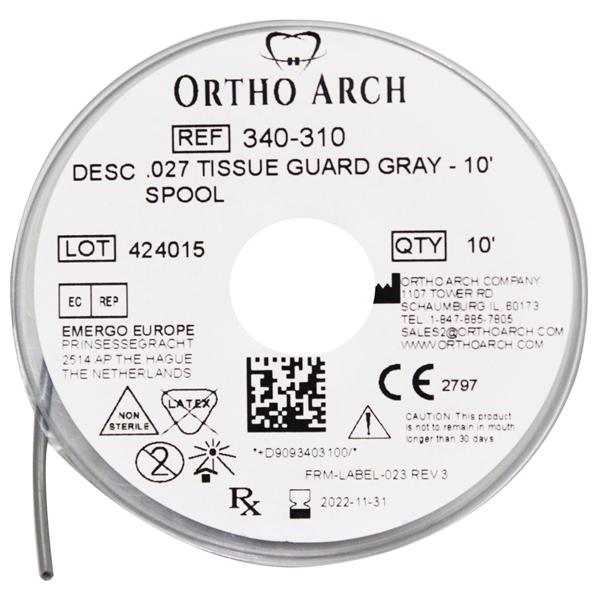 Elastomeric Tissue Guard - 018 Clear 10"Spool