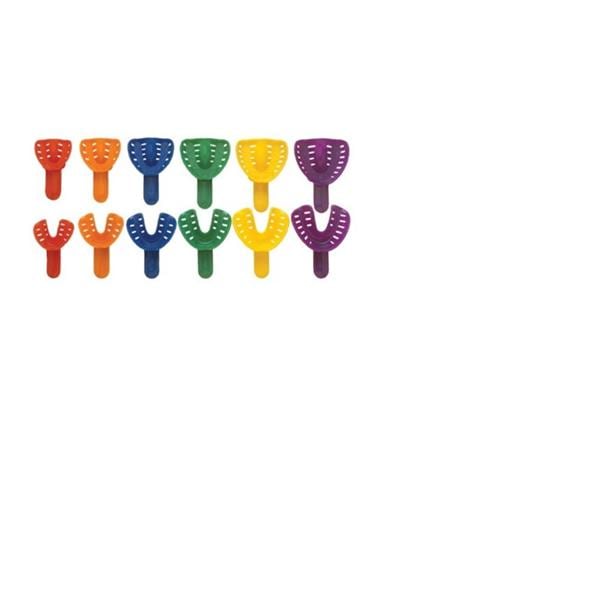 Ortho Afdruklepels - Maat 1, boven rood -50 stuks