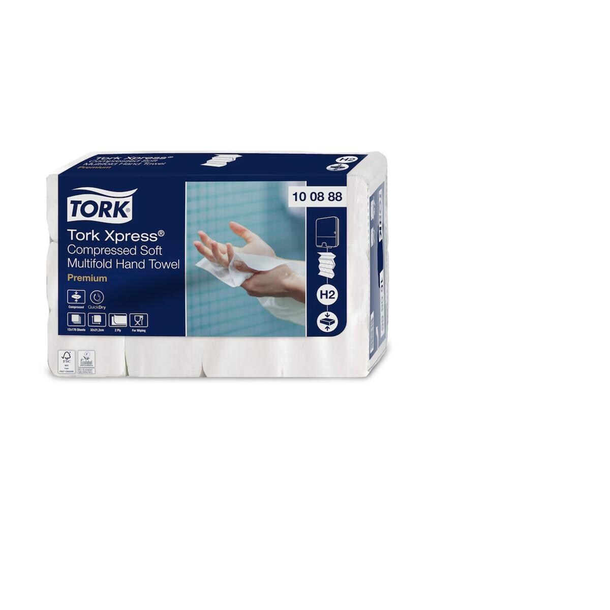 SCA Tork Xpress zacht multi fold - 21 x 32 cm, 2.040 stuks
