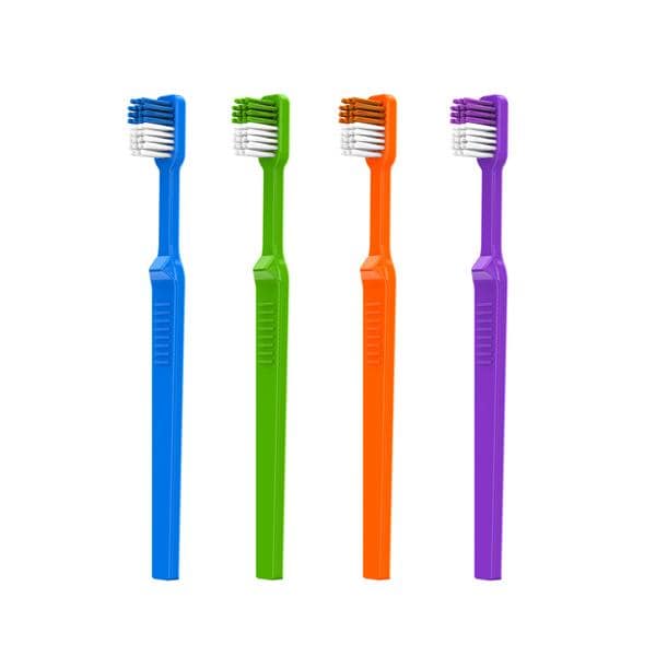 ACCLEAN tandenborstel recht - 72 stuks (assortiment kleuren)