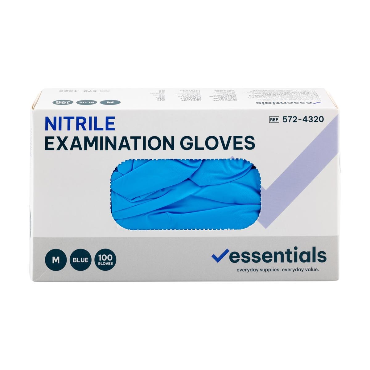 Nitrile Examination Gloves - M, 100 st